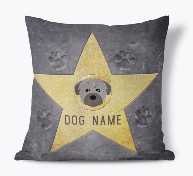 Star of Fame: Personalized {breedFullName} Soft Touch Pillow